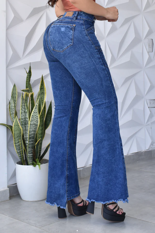 JEANS BOTA CAMPANA PUSH UP 40914