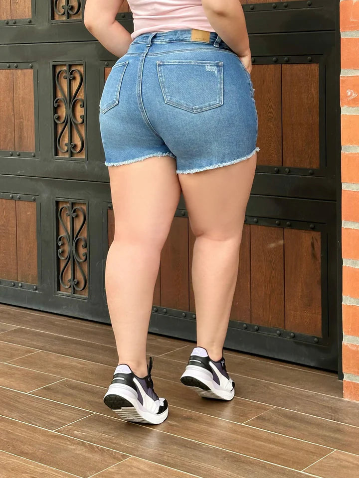 SHORT DAMA AZUL MEDIO REF 9737 PL Logrado