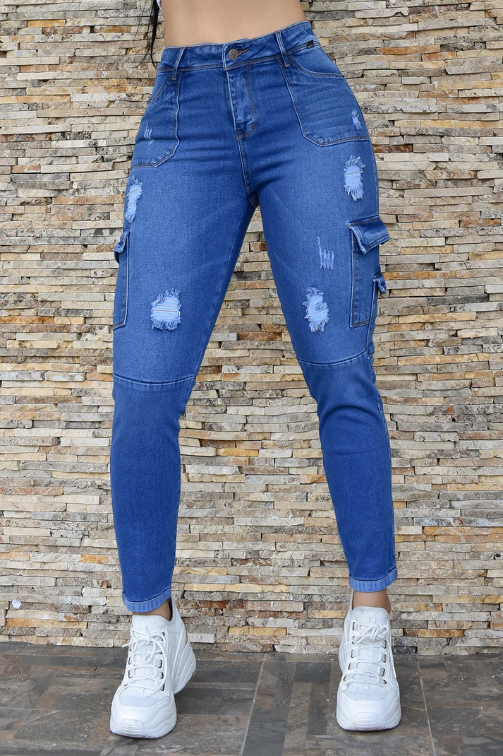 JEANS MOMFITS MOLDEADOR 40365