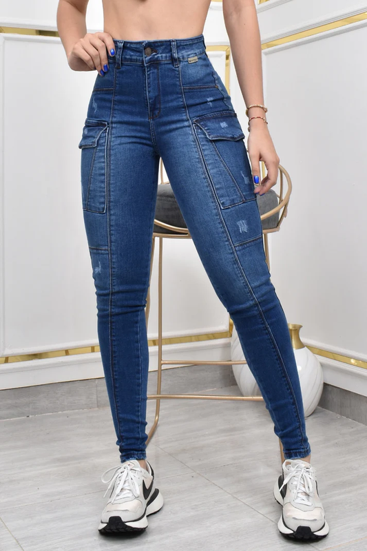 JEANS SKINNY MOLDEADOR 40483