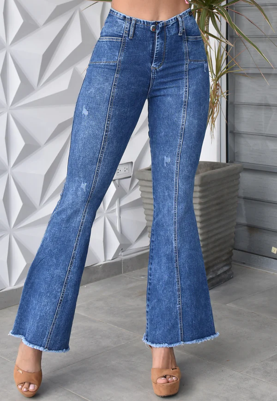 JEANS BOTA CAMPANA PUSH UP 40871